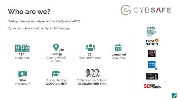 Cybsafe - Pitch Deck - Page 2