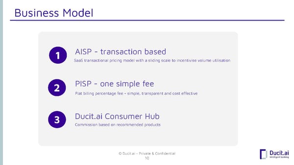 Ducit.ai - Pitch Deck - Page 10