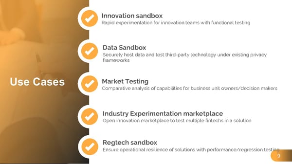 Fintech Sandpit - Pitch Deck - Page 9