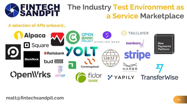 Fintech Sandpit - Pitch Deck - Page 15