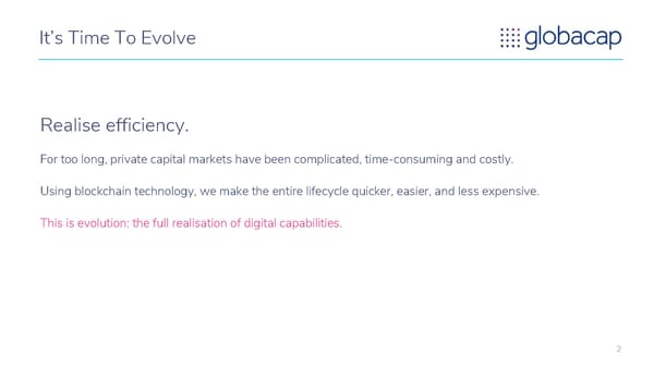 Globacap - Pitch Deck - Page 2