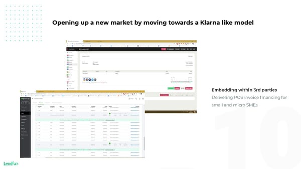 Lendflo - Pitch Deck - Page 10