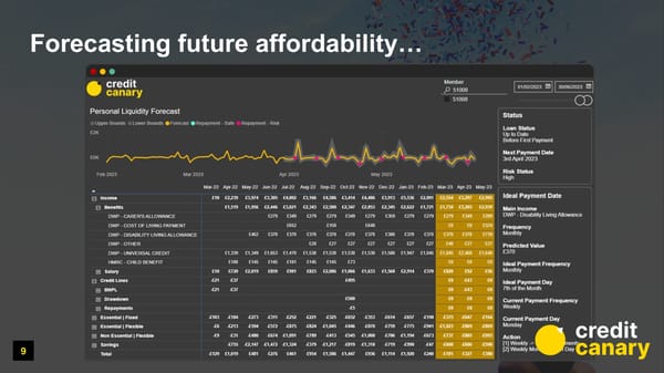 Credit Canary Pitch Deck - Page 9