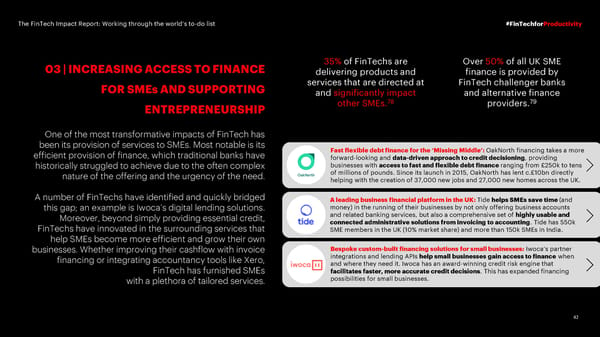 The FinTech Impact Report: Working through the world’s to-do list - Page 42