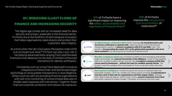 The FinTech Impact Report: Working through the world’s to-do list - Page 46