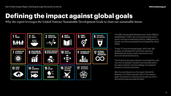 The FinTech Impact Report: Working through the world’s to-do list - Page 59